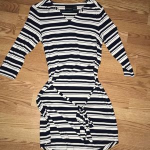 Navy stripped dress